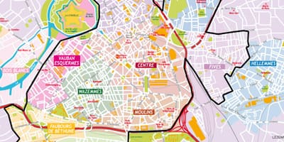 Bản đồ của Lin ngoại ô